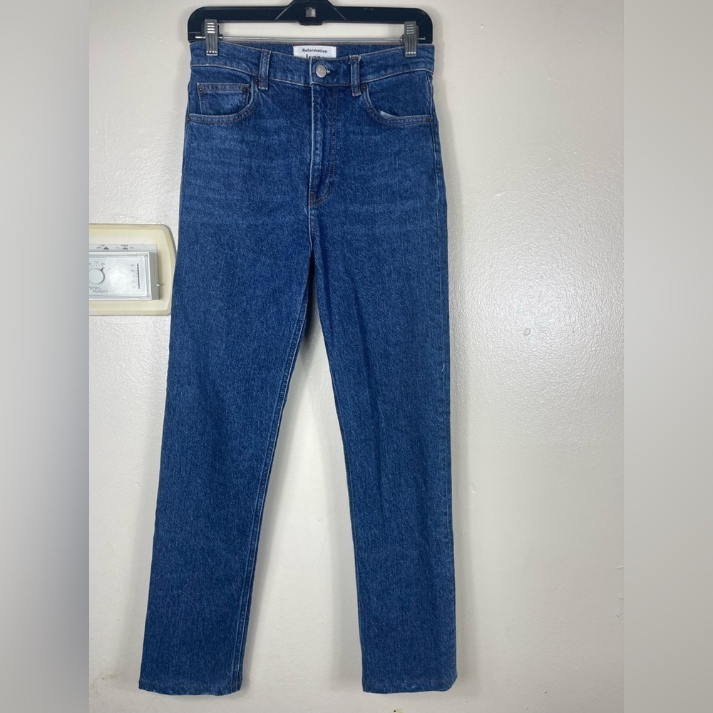 Reformation Lisa High Rise Straight Leg Jeans size 26 - Picture 2 of 5